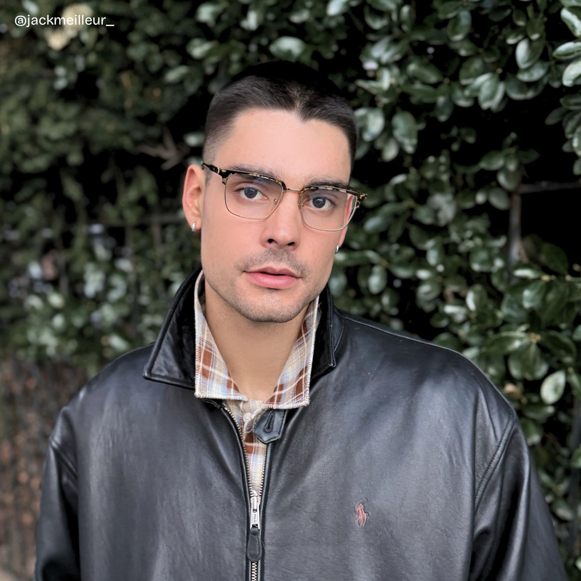 Audrey Tortoise Browline Glasses Frames for Men | ZEELOOL7