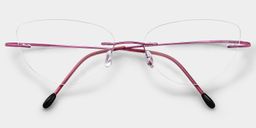 Evelyn Cat Eye Pink Glasses1
