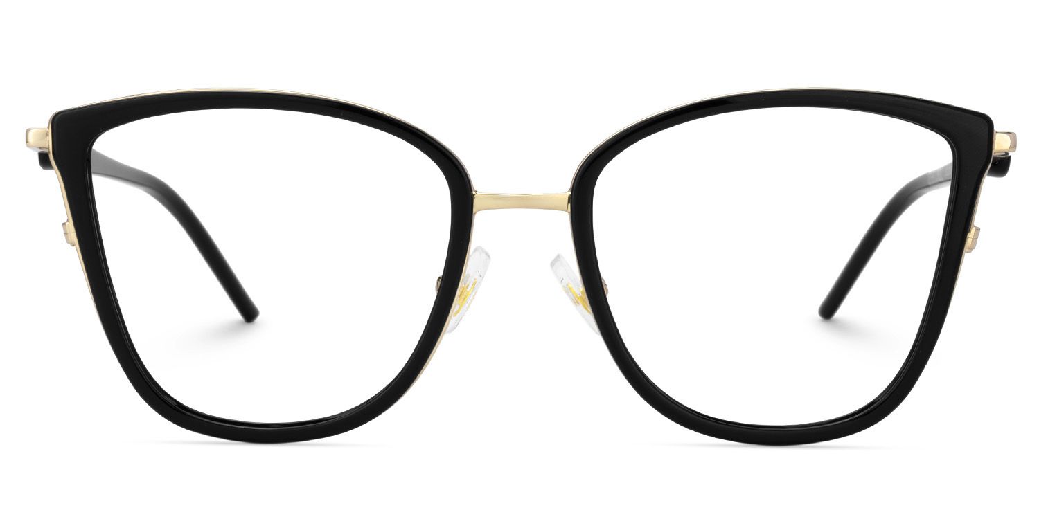 Cateye Black Glasses Nerd Frames - Marisa deals at Zeelool0