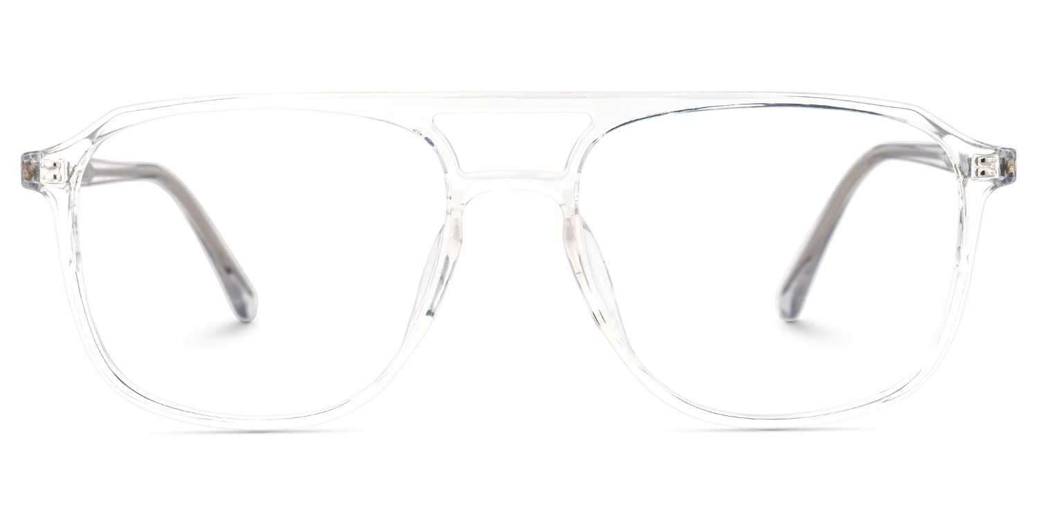 Cierra Aviator Clear Glasses0