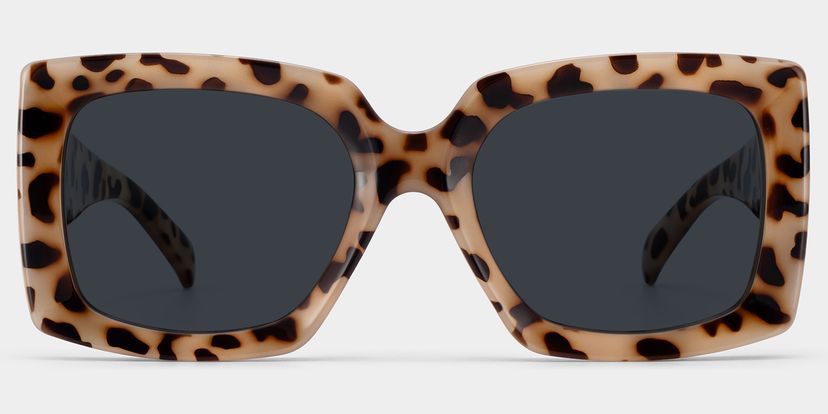 Yael Square Light-Tortoise Sunglasses