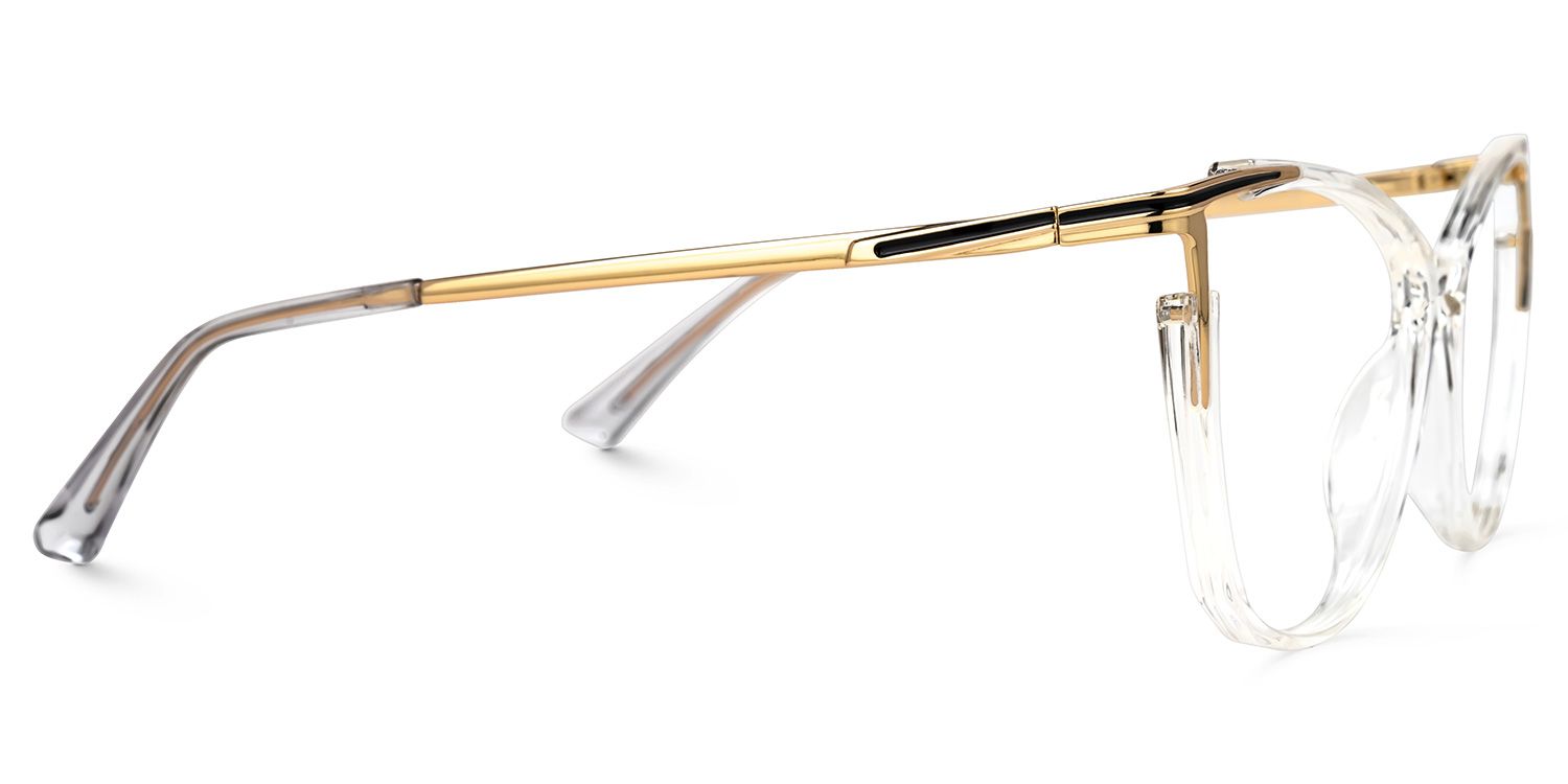 Cateye Yomary Crystal Frame Glasses | Zeelool Optical2