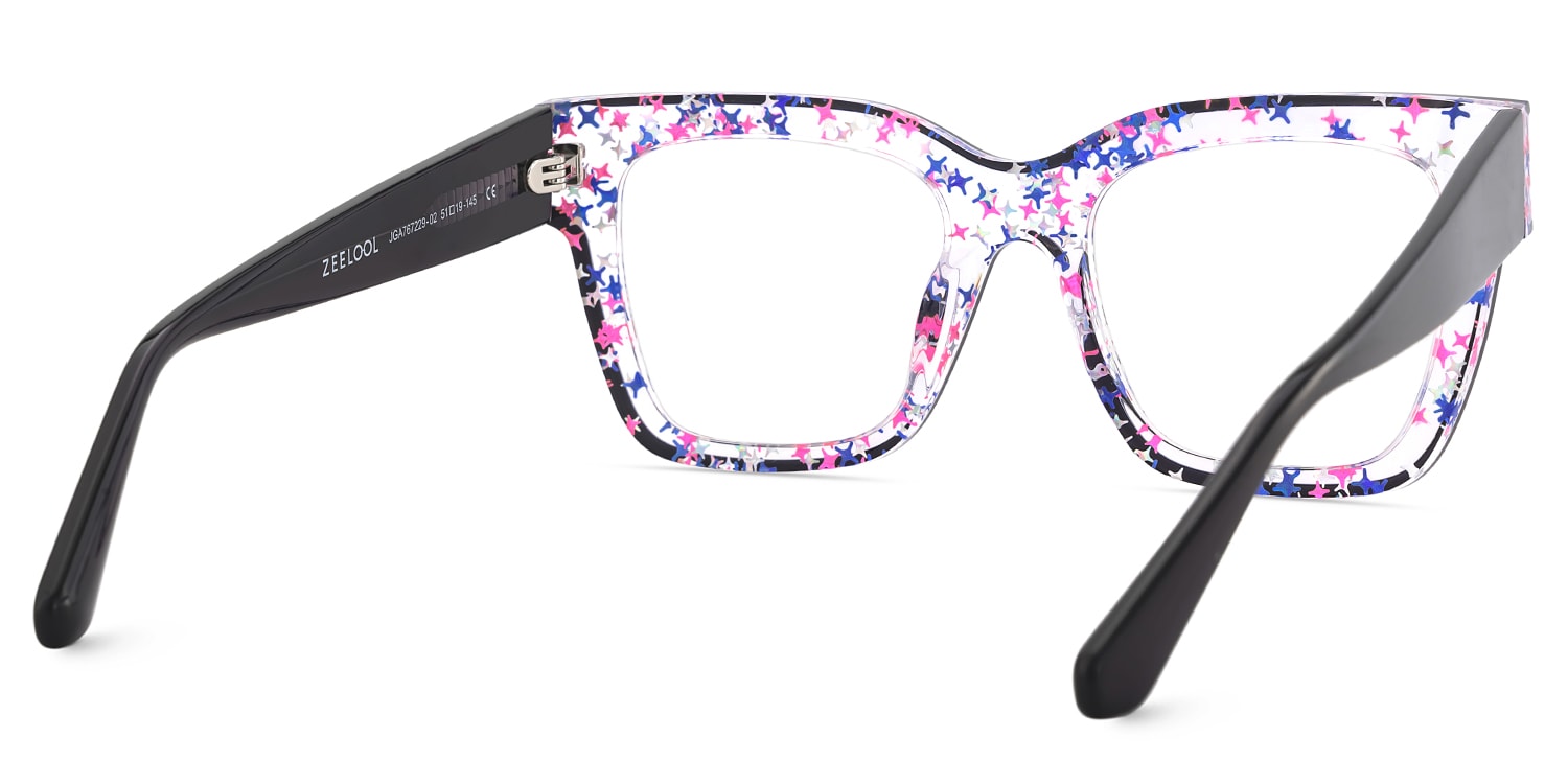 Zerica Square Black Glasses5