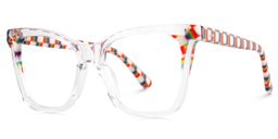 Grubbs Square Clear Glasses3