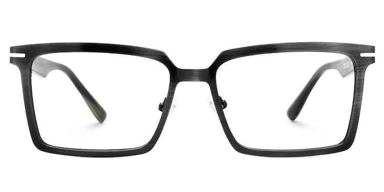 Sharma Rectangle Black Glasses