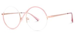 Flozif Round Pink Glasses1