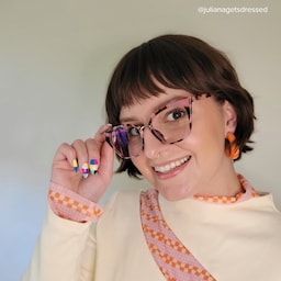 Chandrikar Cat Eye Pink-Floral Glasses6