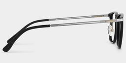 Ivonne Black Rectangle Glasses3