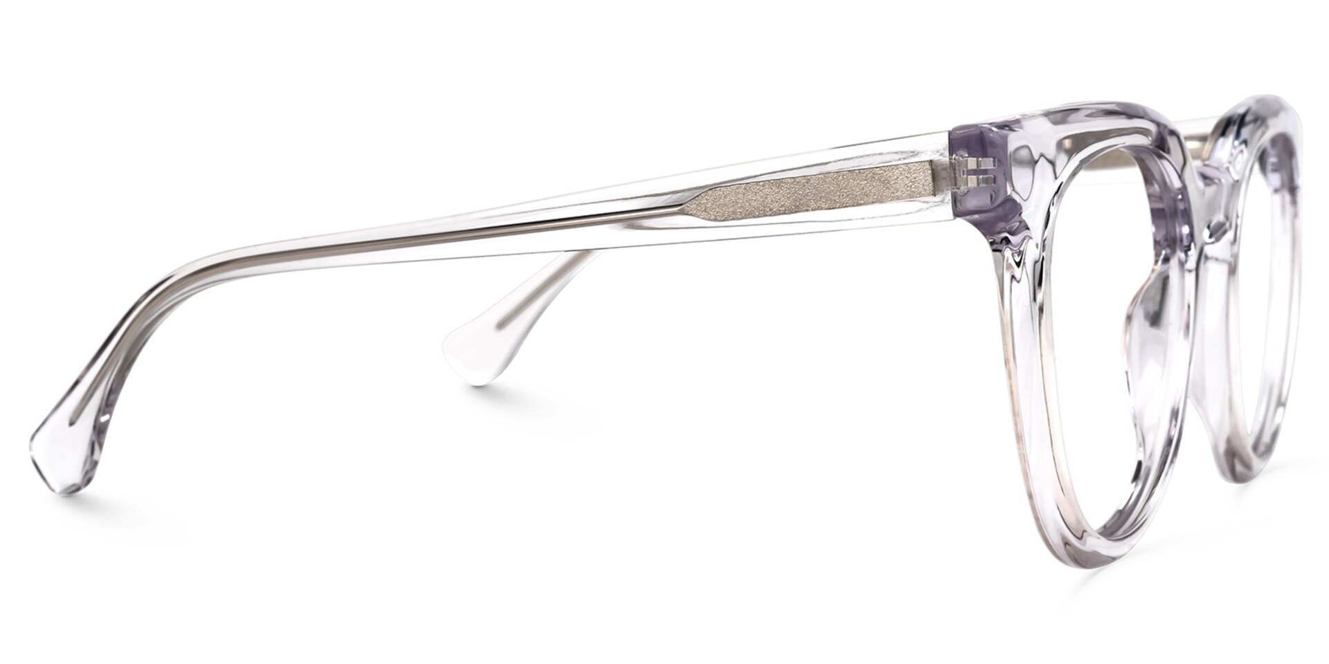 Round Shabien Crystal Glasses deals -Zeelool Glasses3