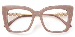 Monalisa Square Brown Glasses2