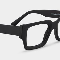Garza Rectangle Black Glasses4