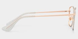 Skyler Square Rose Gold Glasses4