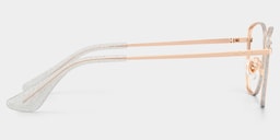 Skyler Square Rose Gold Glasses4