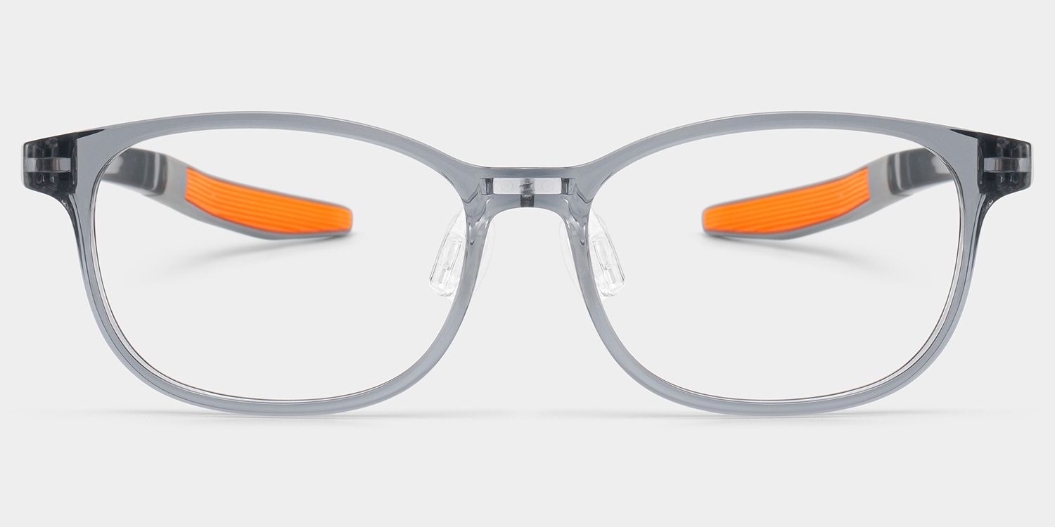 Cody Rectangle Gray Glasses0