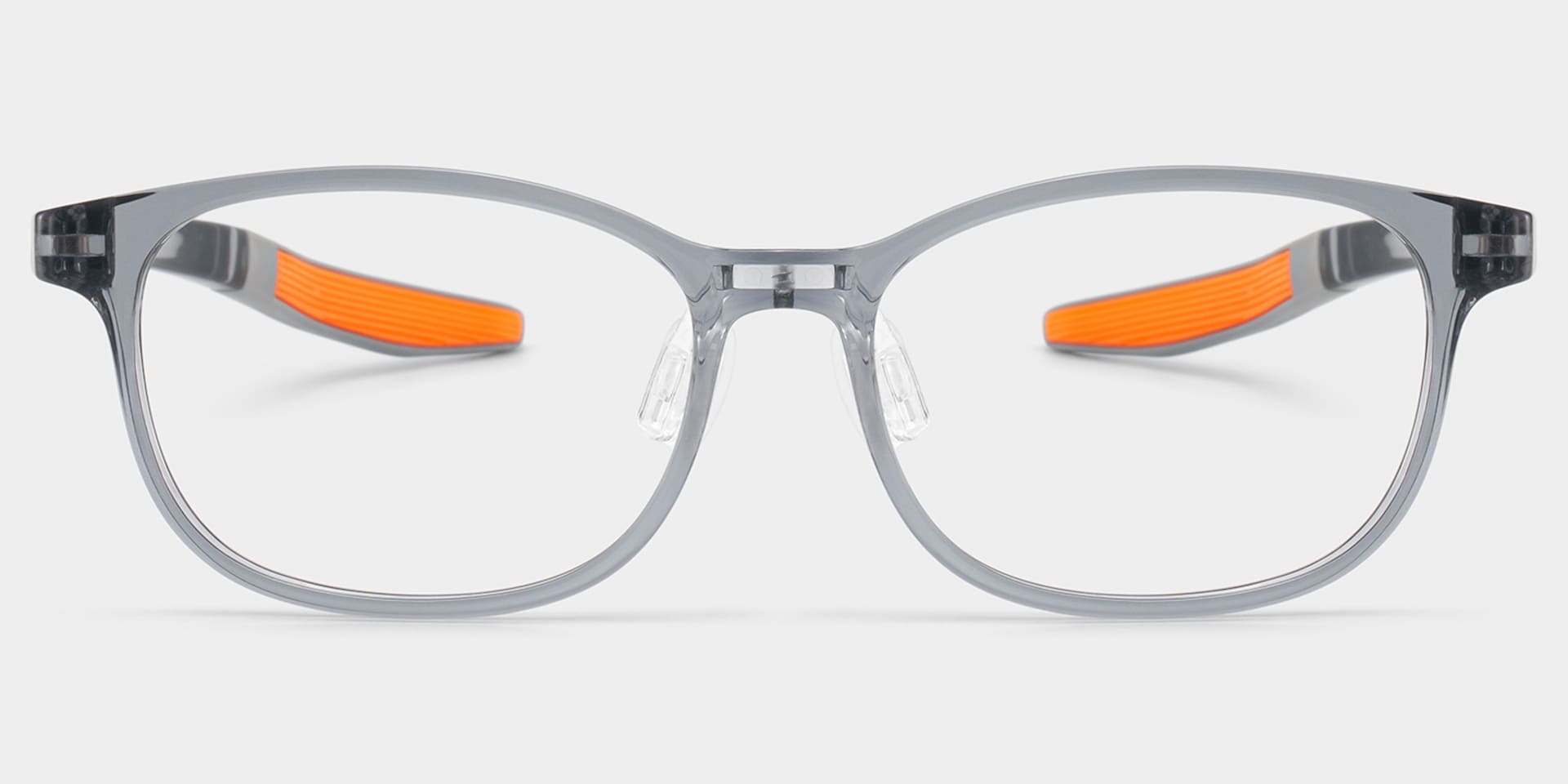 Cody Rectangle Gray Glasses0