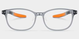 Cody Rectangle Gray Glasses0