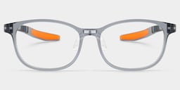 Cody Rectangle Gray Glasses0