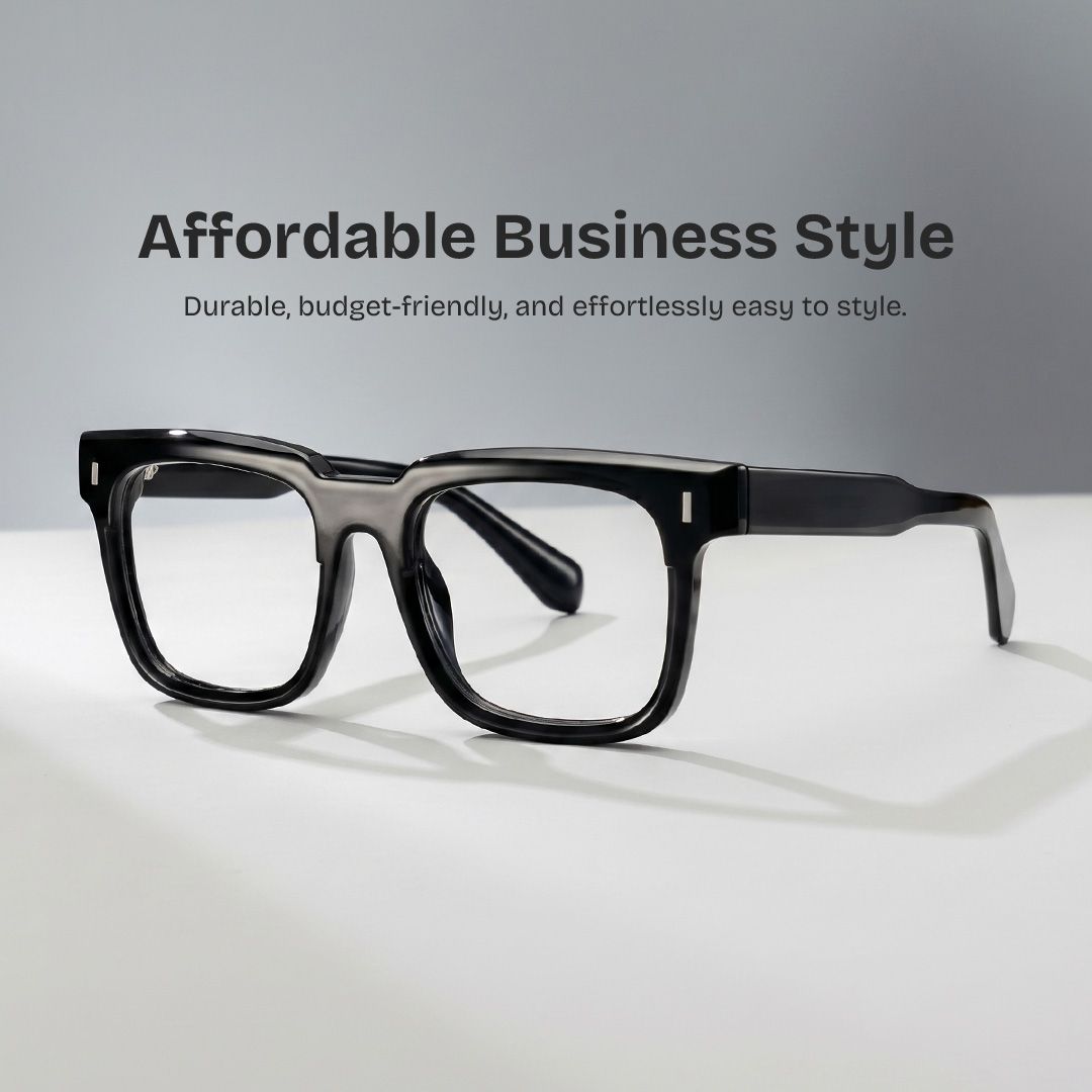 Square Katia Gray Color Frame Glasses | Zeelool0