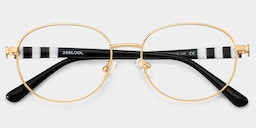 Willa Oval Gold Glasses2
