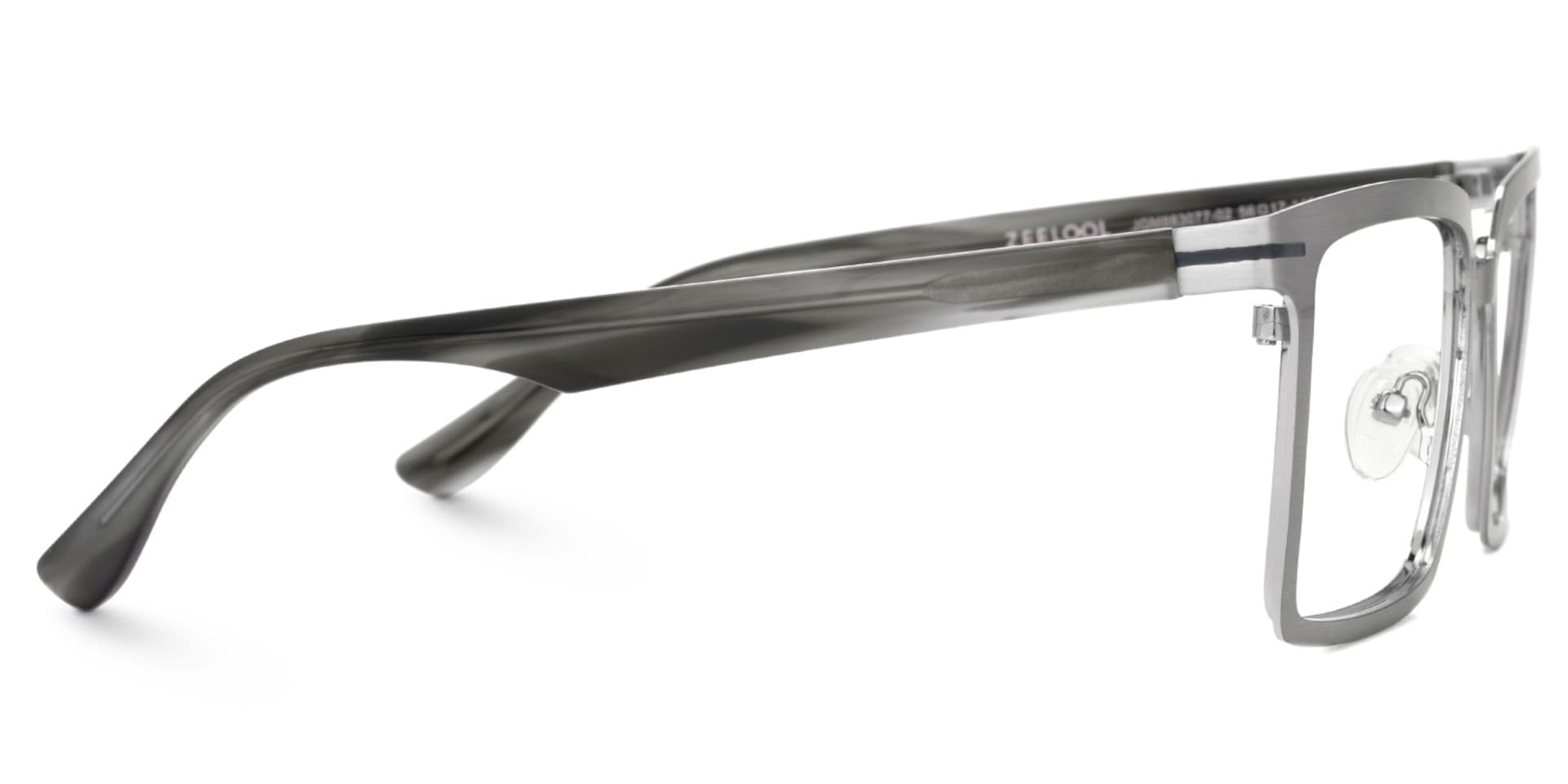 Sharma Rectangle Gold Color Metal Eyeglasses for Men2