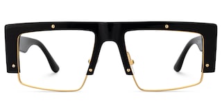 Maldonado Rectangle Black Glasses1