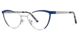 Sydney Cat Eye Blue Glasses1