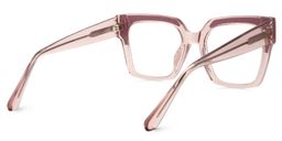 Merelin Square Pink Glasses3