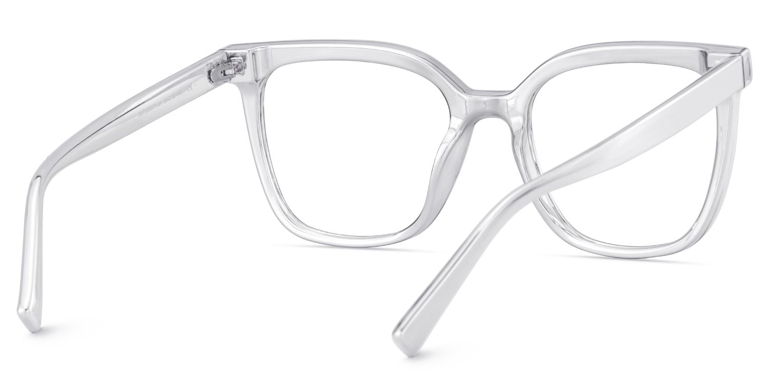 Dazzler silver square frame glasses Online | ZEELOOL