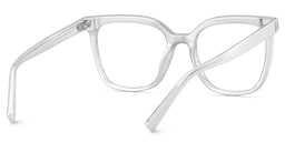 Dazzler Square Silver Pink Glasses5