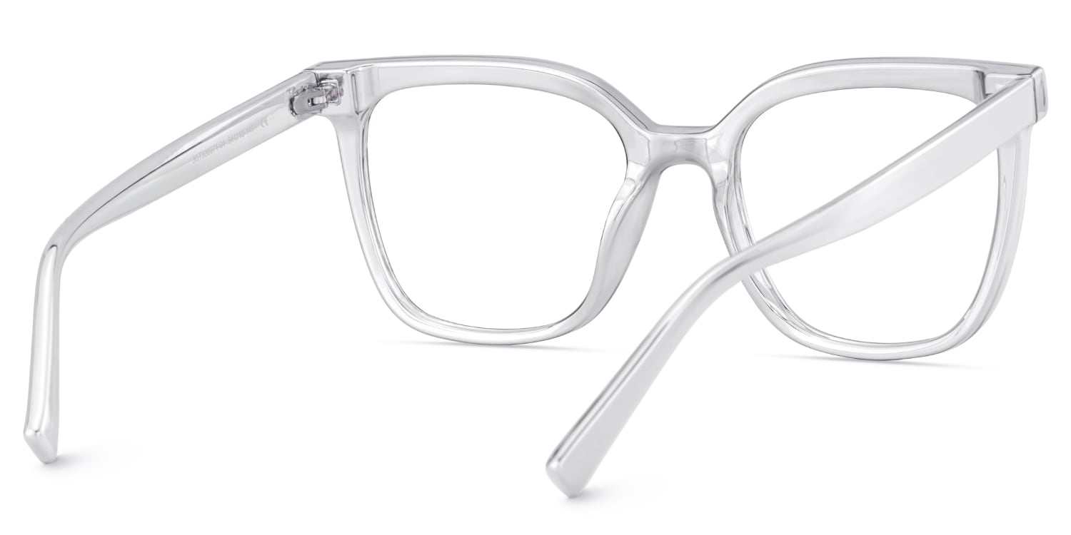 Dazzler Square Silver Pink Glasses5