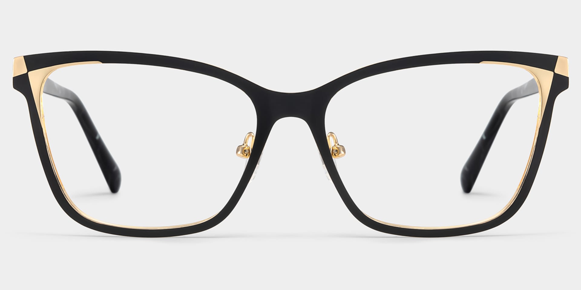 Elise Black Frame Glasses with Rectangle Frame Online | ZEELOOL1
