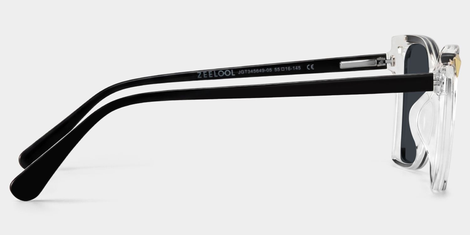 Clear Frame Glasses With Black Sides For Women3