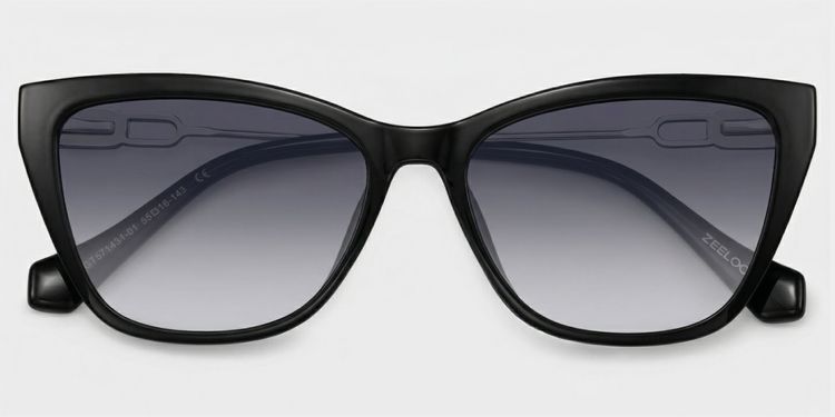 Celeste Black Cat eye Sunglasses