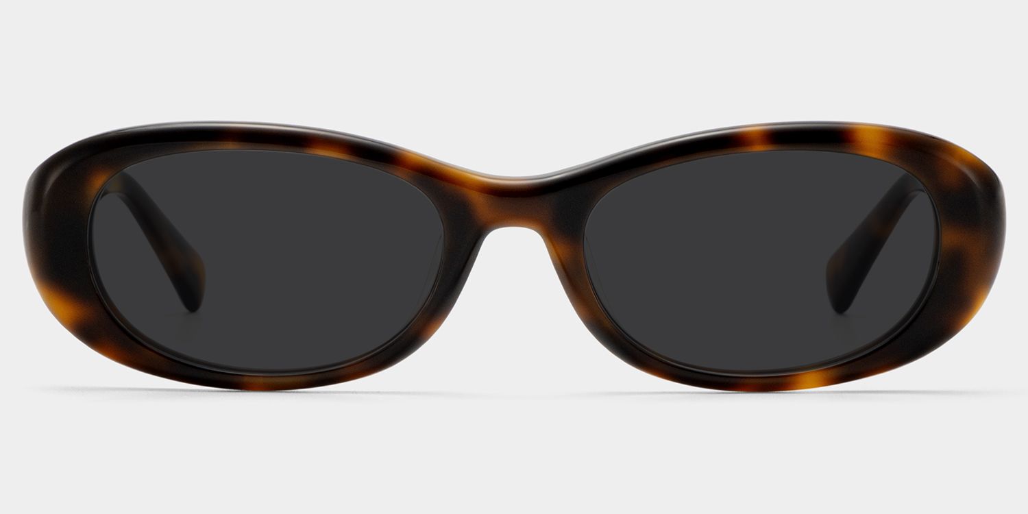Catherine Tortoise Oval Frame Glasses Online | ZEELOOL0