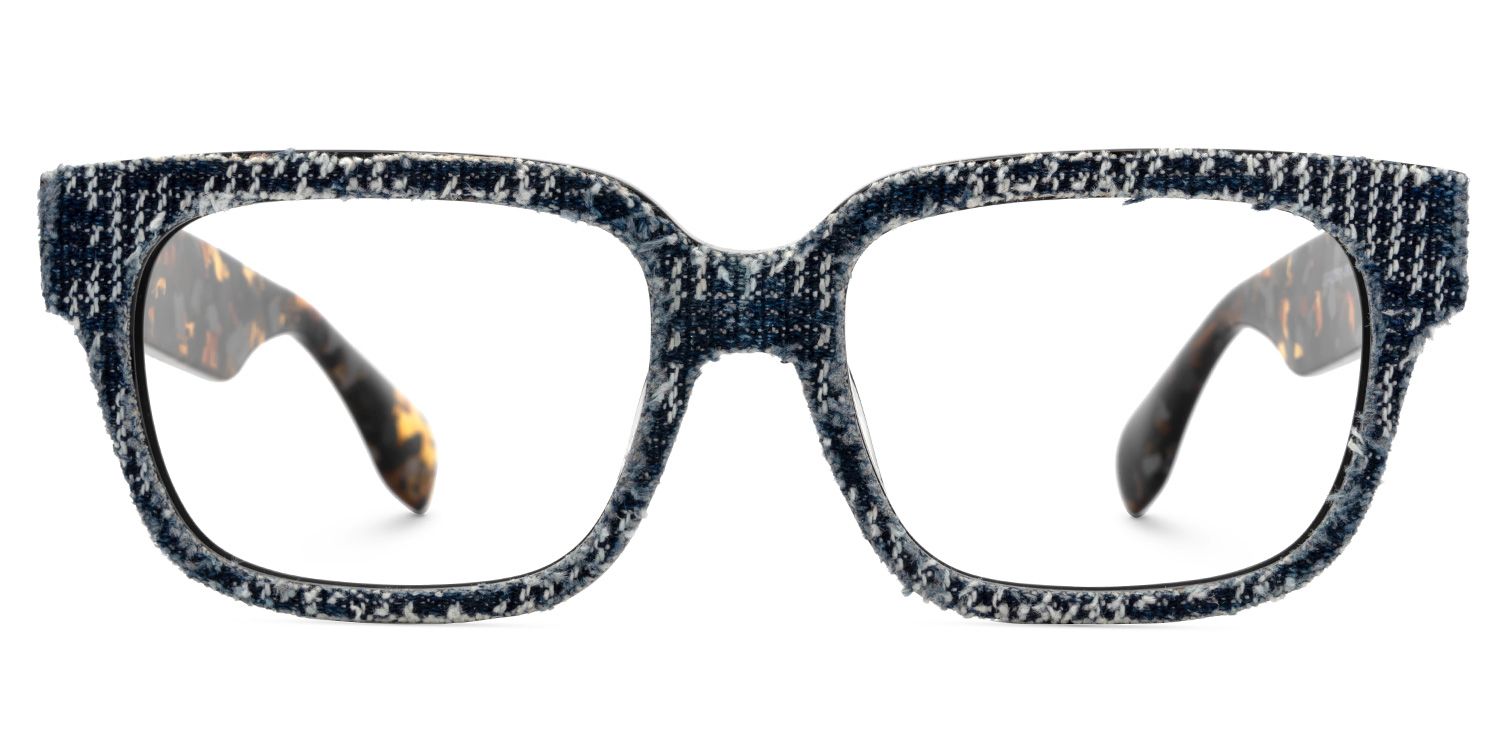 Colin Rectangle Blue Glasses