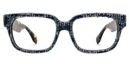 Colin Blue Rectangle Glasses0