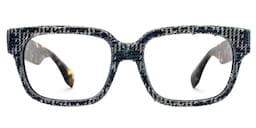 Colin Rectangle Blue Glasses0