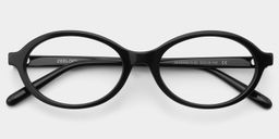 Everly Oval Black Glasses4