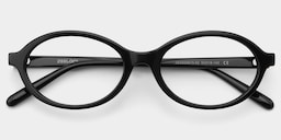 Everly Oval Black Glasses4