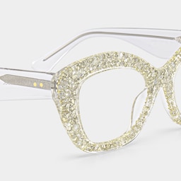 Giselle  Cat-eye Silver Glasses6