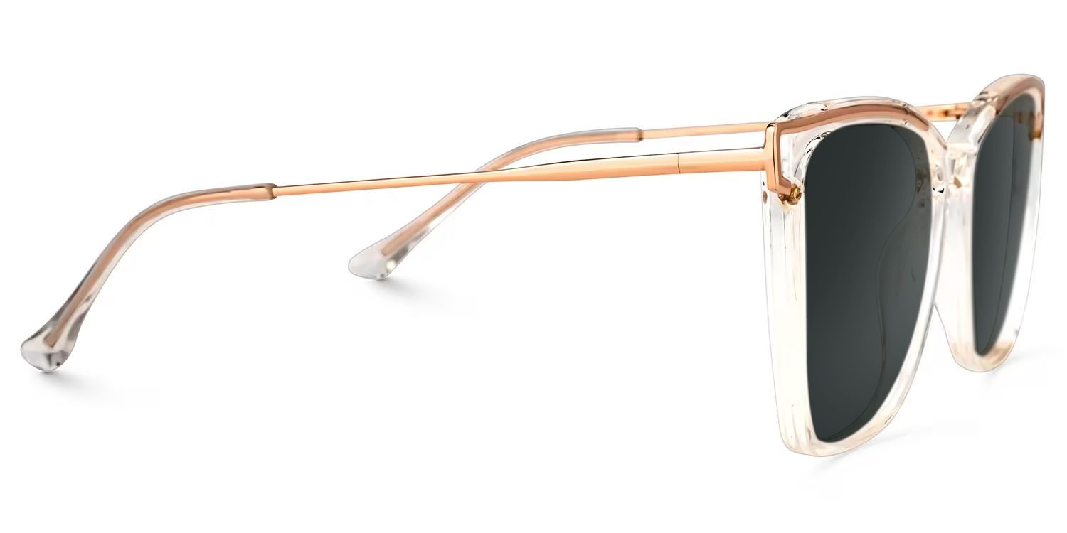 Krystle Square Clear Frame Sunglasses | Zeelool Optical2