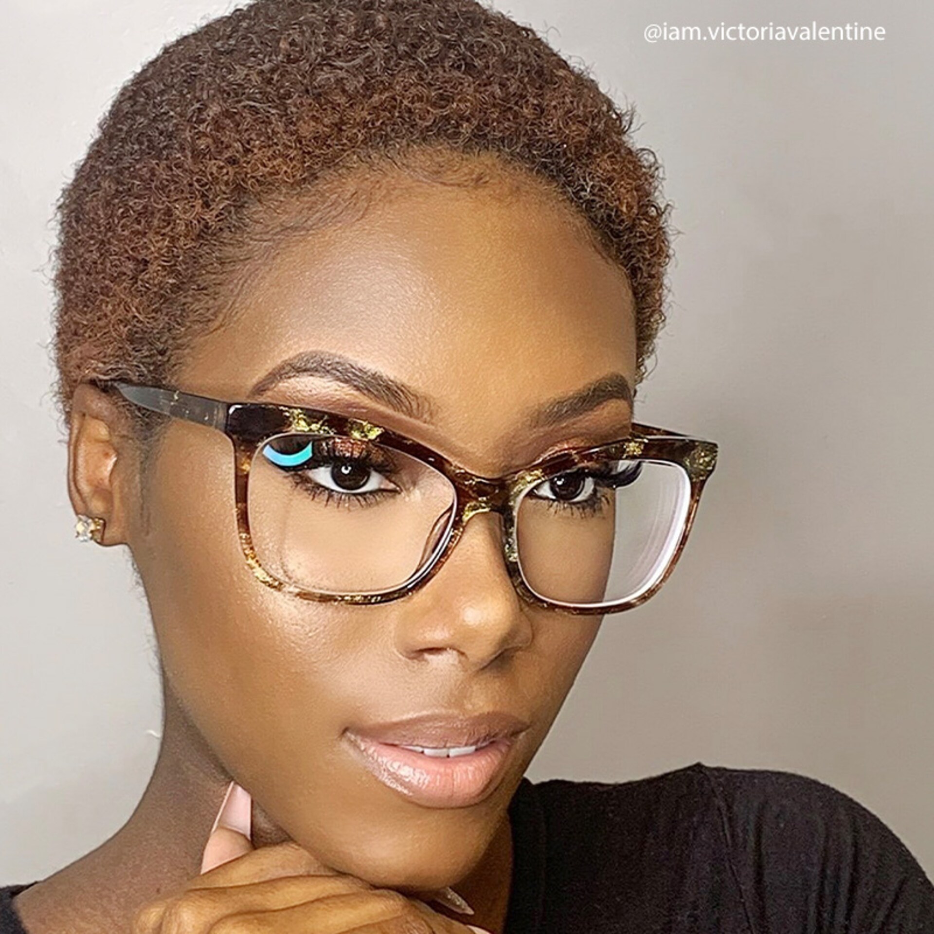 Richardson Cateye Coffee Glasses | Zeelool Glasses5