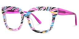 Yaniska Square Colorful Glasses2