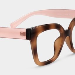 Malcolm Burnt-Umber Square Glasses7