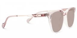 Chloe Square Pink Clear Glasses3