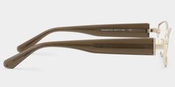 Dakota Brown Rectangle Glasses3