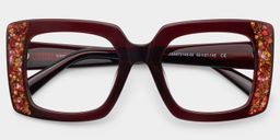Sable Square Red Glasses2