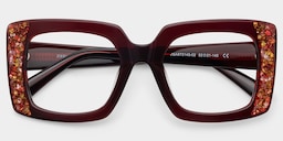 Sable Square Red Glasses2