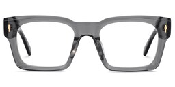 Herman Rectangle Gray Glasses0