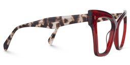 Levette Cateye Red Glasses2
